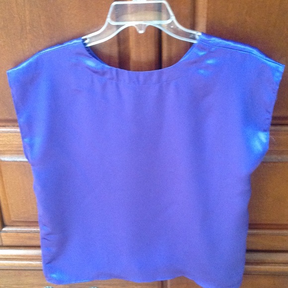 - Gitano Sz S Purple Sleeveless Blouse 100%Polyester - Picture 7 of 7